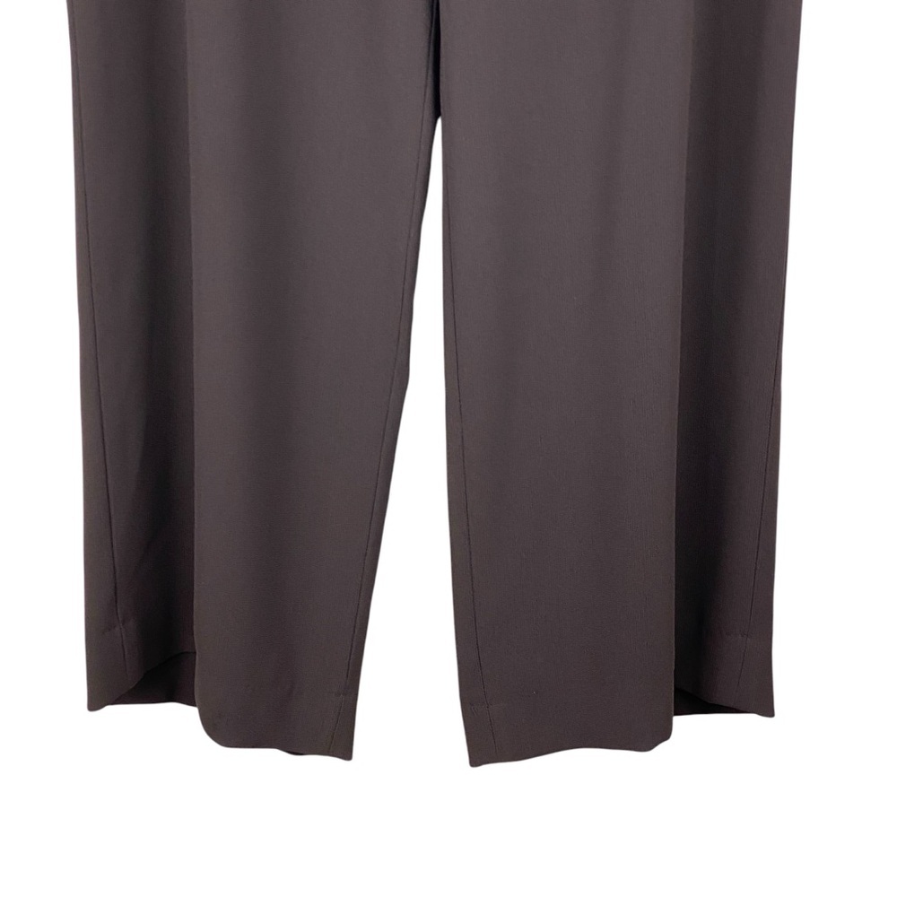 MaxMara Dress Trousers Pants Expresso Brown Women’s Size 10 Wide Leg High Rise - Picture 5 of 10